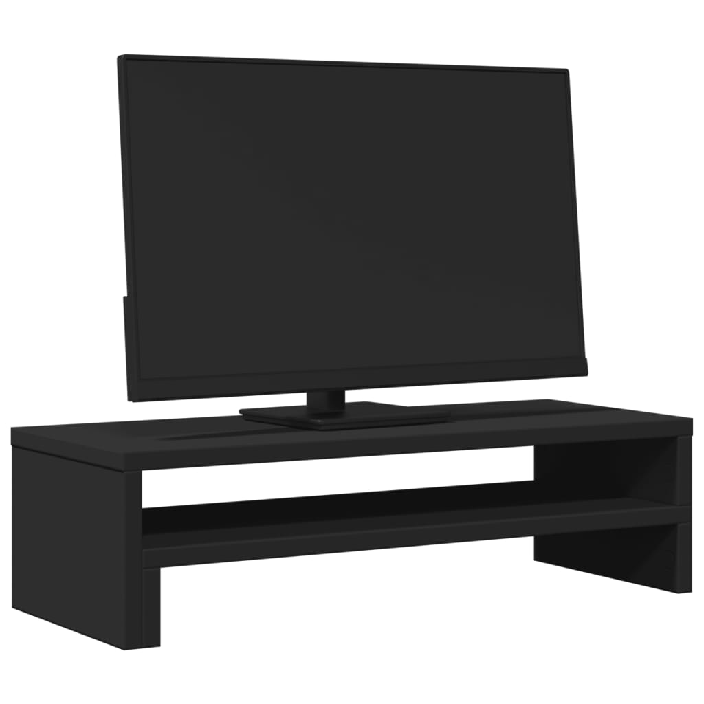 Monitor Stand Black 54x22x15 cm Engineered Wood