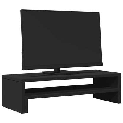 Monitor Stand Black 54x22x15 cm Engineered Wood