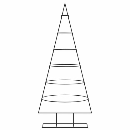 Metal Christmas Tree for Decoration Black 150 cm