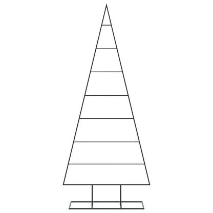 Metal Christmas Tree for Decoration Black 150 cm