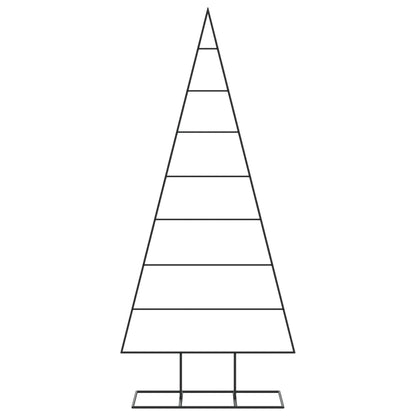 Metal Christmas Tree for Decoration Black 180 cm