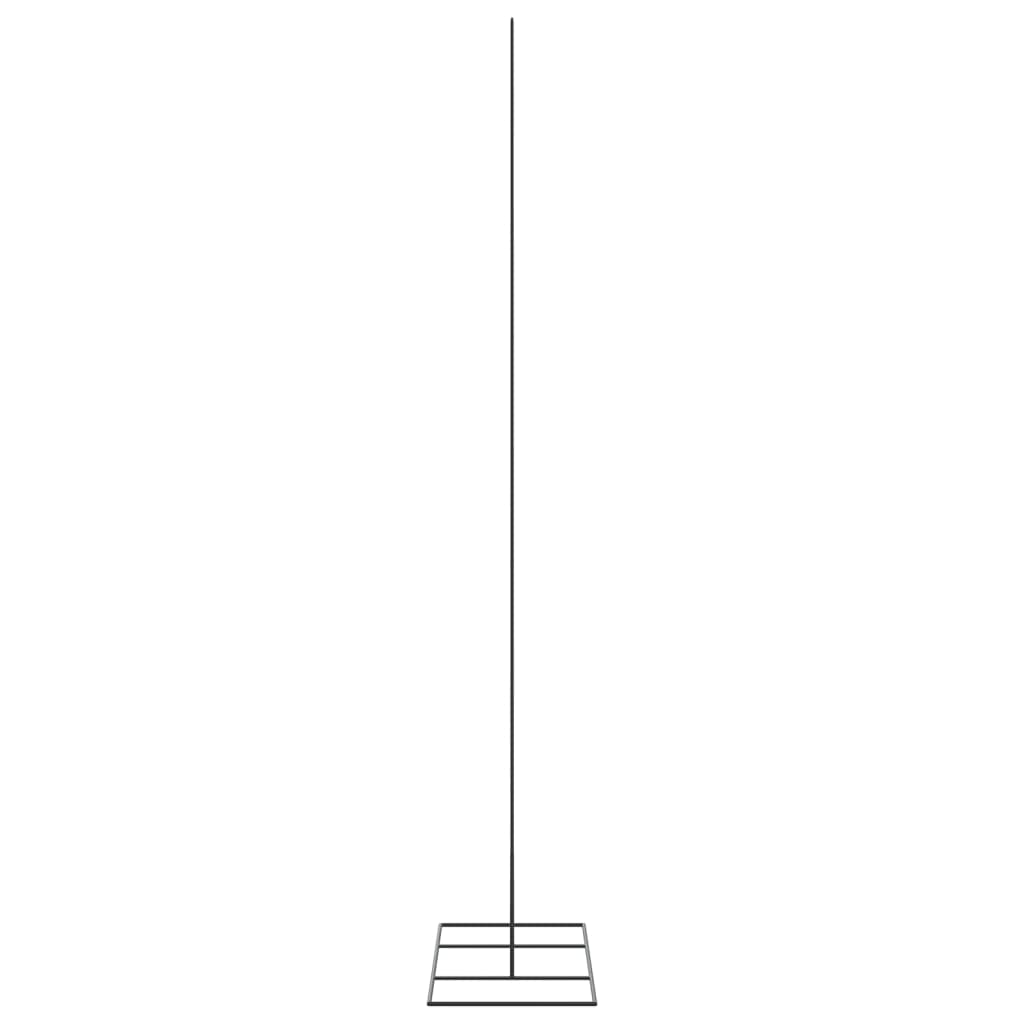 Metal Christmas Tree for Decoration Black 180 cm