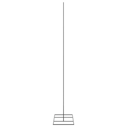 Metal Christmas Tree for Decoration Black 180 cm