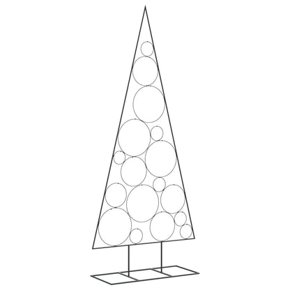 Metal Christmas Tree for Decoration Black 180 cm