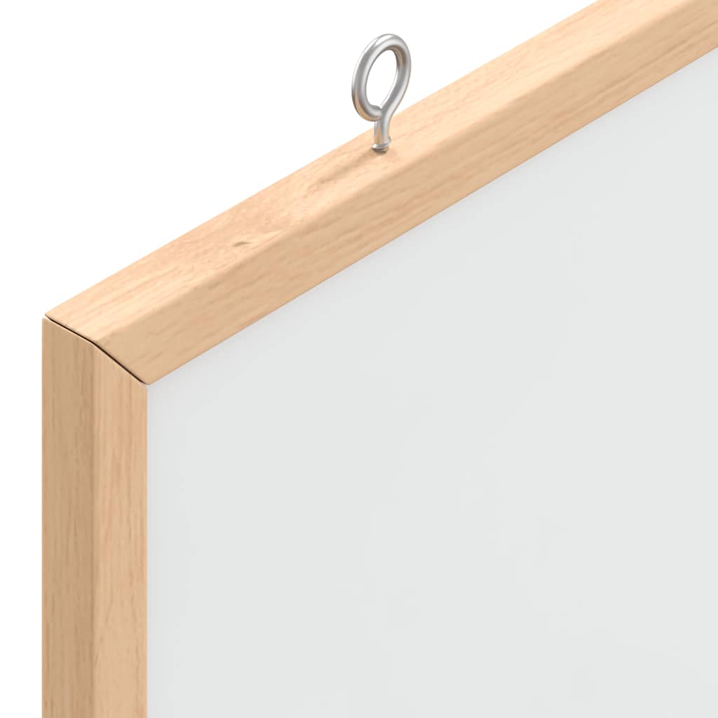 Magnetic Whiteboard with Solid Pine Wood Frame 40x30 cm
