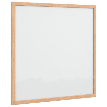 Magnetic Whiteboard with Solid Pine Wood Frame 40x40 cm