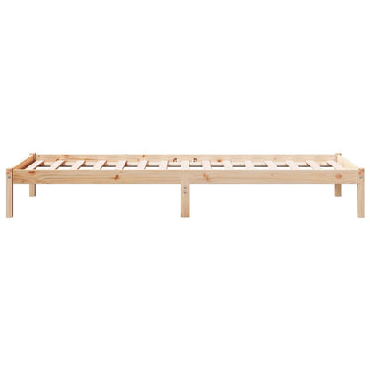 Extra Long Bed Frame without Mattress 80x210 cm Solid Wood Pine