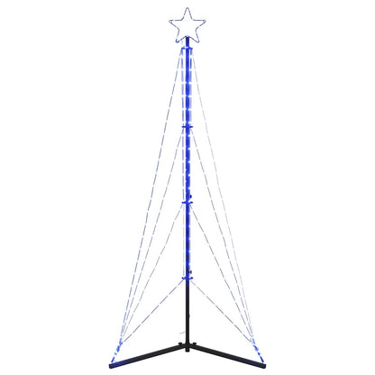 LED Christmas Tree 363 LEDs Blue 182 cm