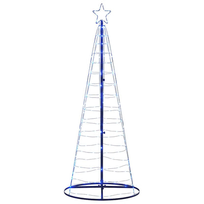 LED Christmas Tree 200 LEDs Blue 182 cm