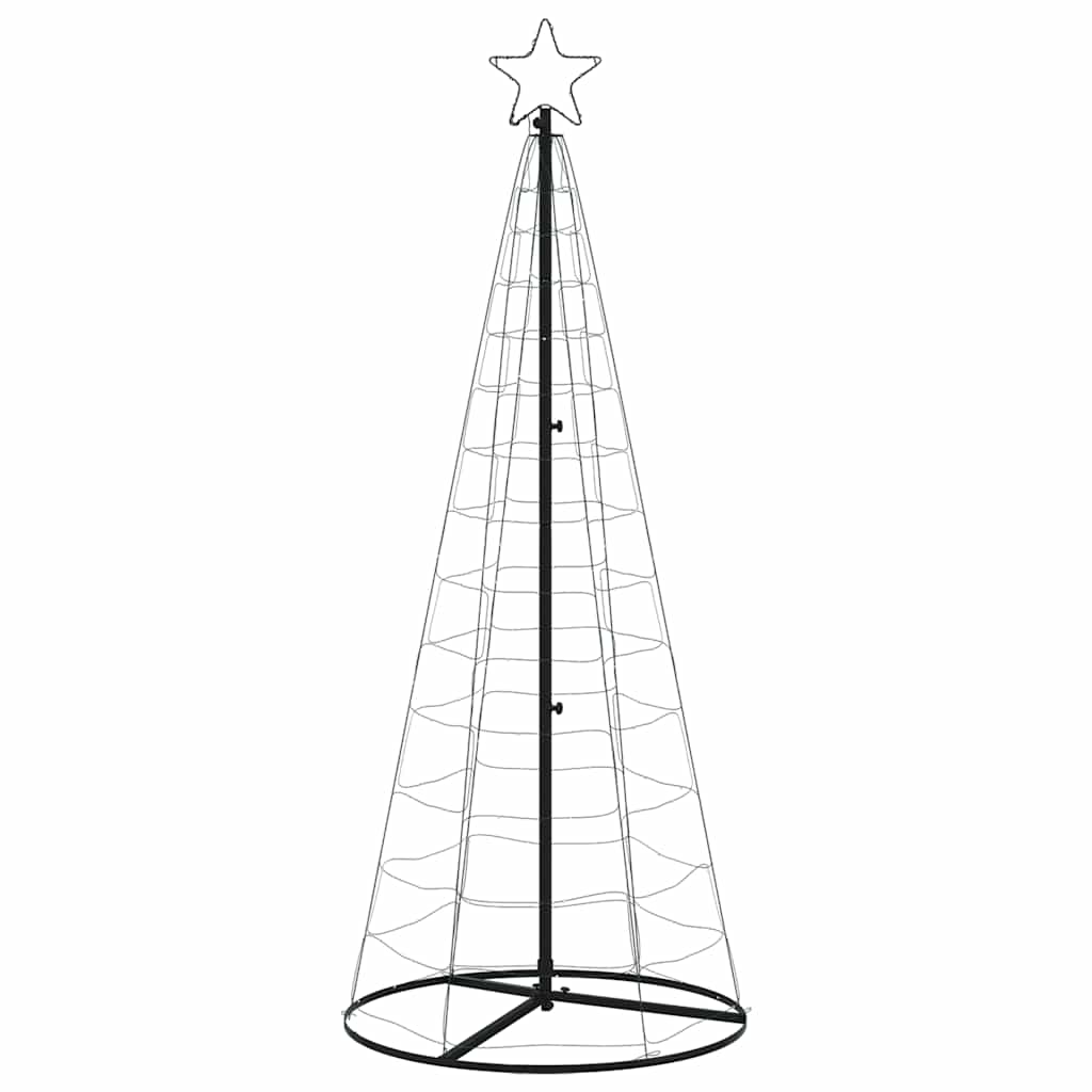 LED Christmas Tree 200 LEDs Colorful 182 cm