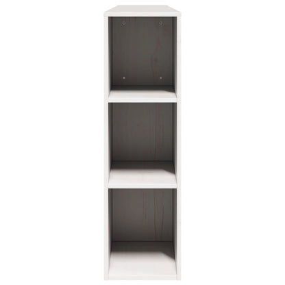 Headboard with Storage White 180 cm Solid Wood Pine