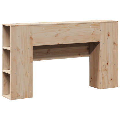 Headboard with Storage 150 cm Solid Wood Pine