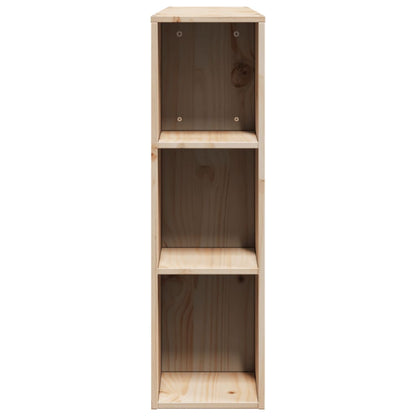 Headboard with Storage 120 cm Solid Wood Pine