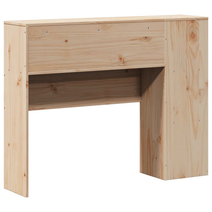 Headboard with Storage 100 cm Solid Wood Pine