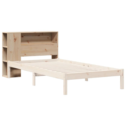 Headboard with Storage 100 cm Solid Wood Pine