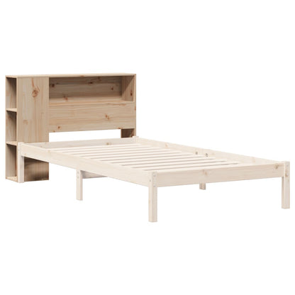 Headboard with Storage 75 cm Solid Wood Pine