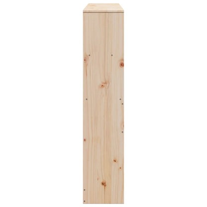 Headboard with Storage 140 cm Solid Wood Pine