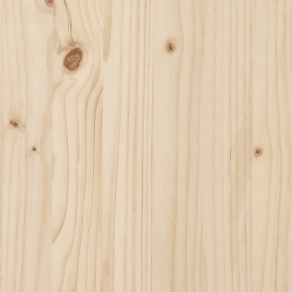 Bedside Cabinet with Desk 232x122x75 cm Solid Wood Pine