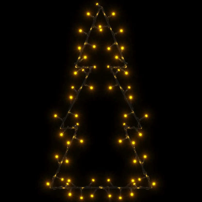 Christmas Lights Christmas Tree Silhouette 80 LEDs Warm White