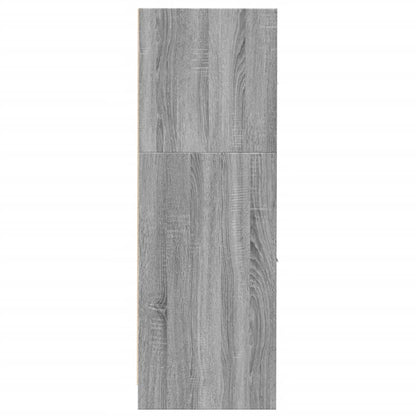 Apothecary Cabinet Grey Sonoma 30x41x118 cm Engineered Wood