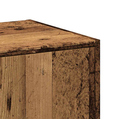 Apothecary Cabinet Old Wood 30x41x118 cm Engineered Wood
