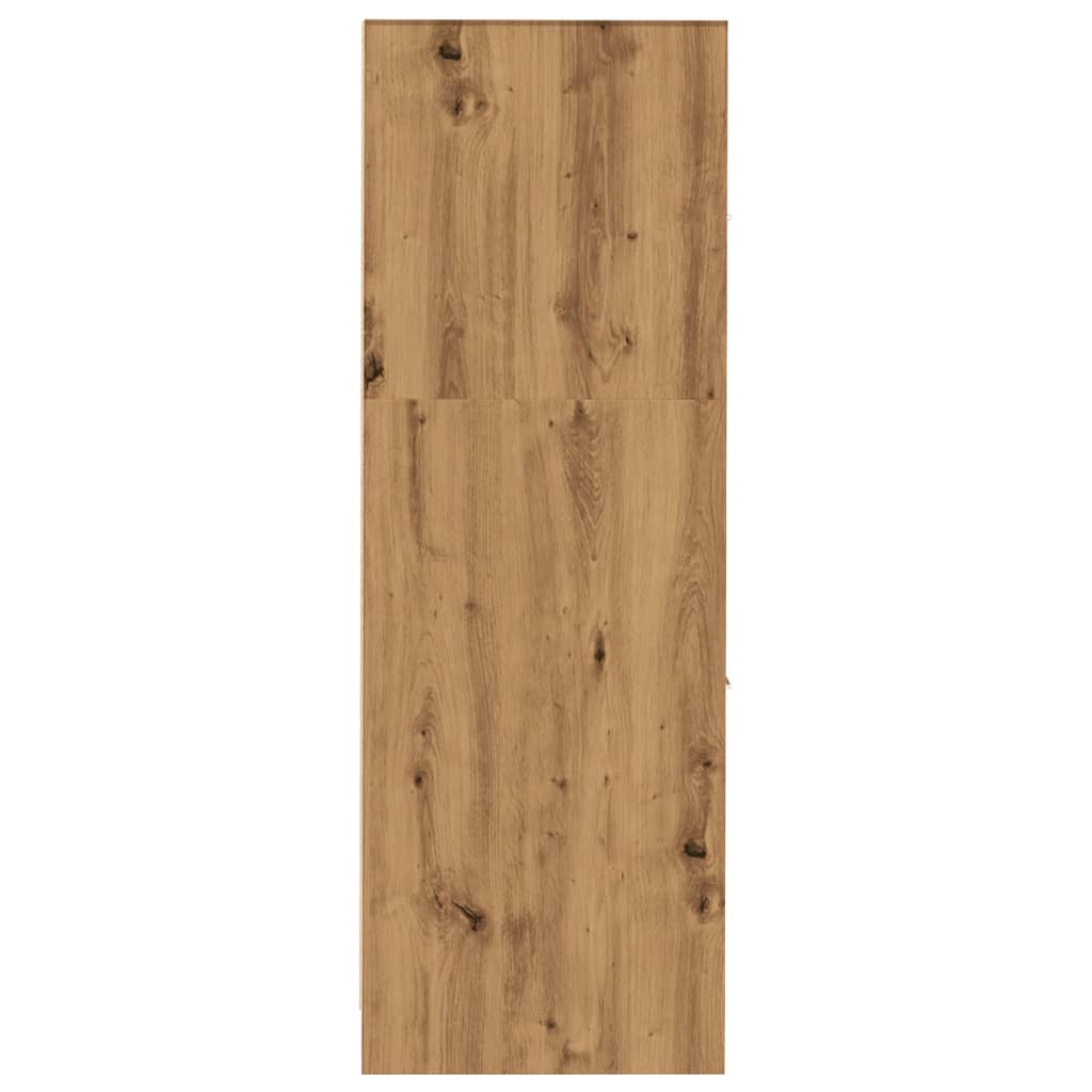 Apothecary Cabinet Artisian Oak 30x41x118 cm Engineered Wood