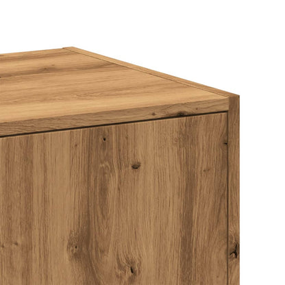Apothecary Cabinet Artisian Oak 30x41x118 cm Engineered Wood