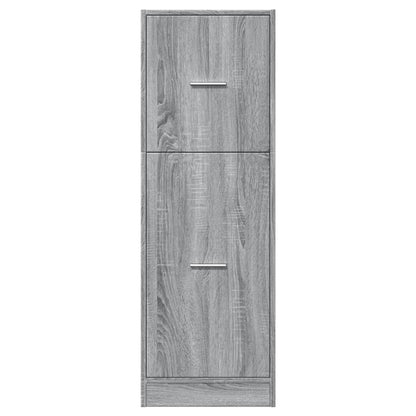 Apothecary Cabinet Grey Sonoma 40x41x118 cm Engineered Wood