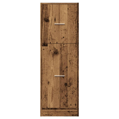 Apothecary Cabinet Old Wood 40x41x118 cm Engineered Wood