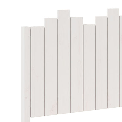 Extra Long Bed Frame without Mattress White 100x220 cm Solid Wood