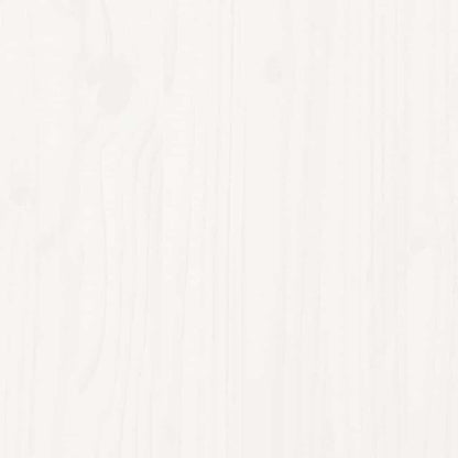 Extra Long Bed Frame without Mattress White 140x210 cm Solid Wood