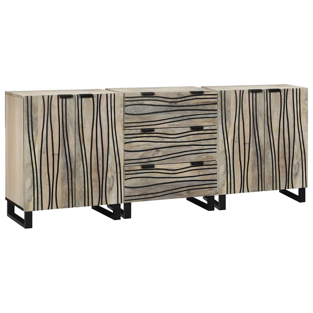 Bathroom Furniture Set with Drawer 3 pcs White 180 x 33 x 75 cm