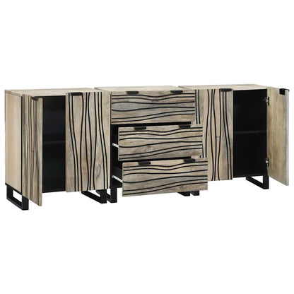 Bathroom Furniture Set with Drawer 3 pcs White 180 x 33 x 75 cm