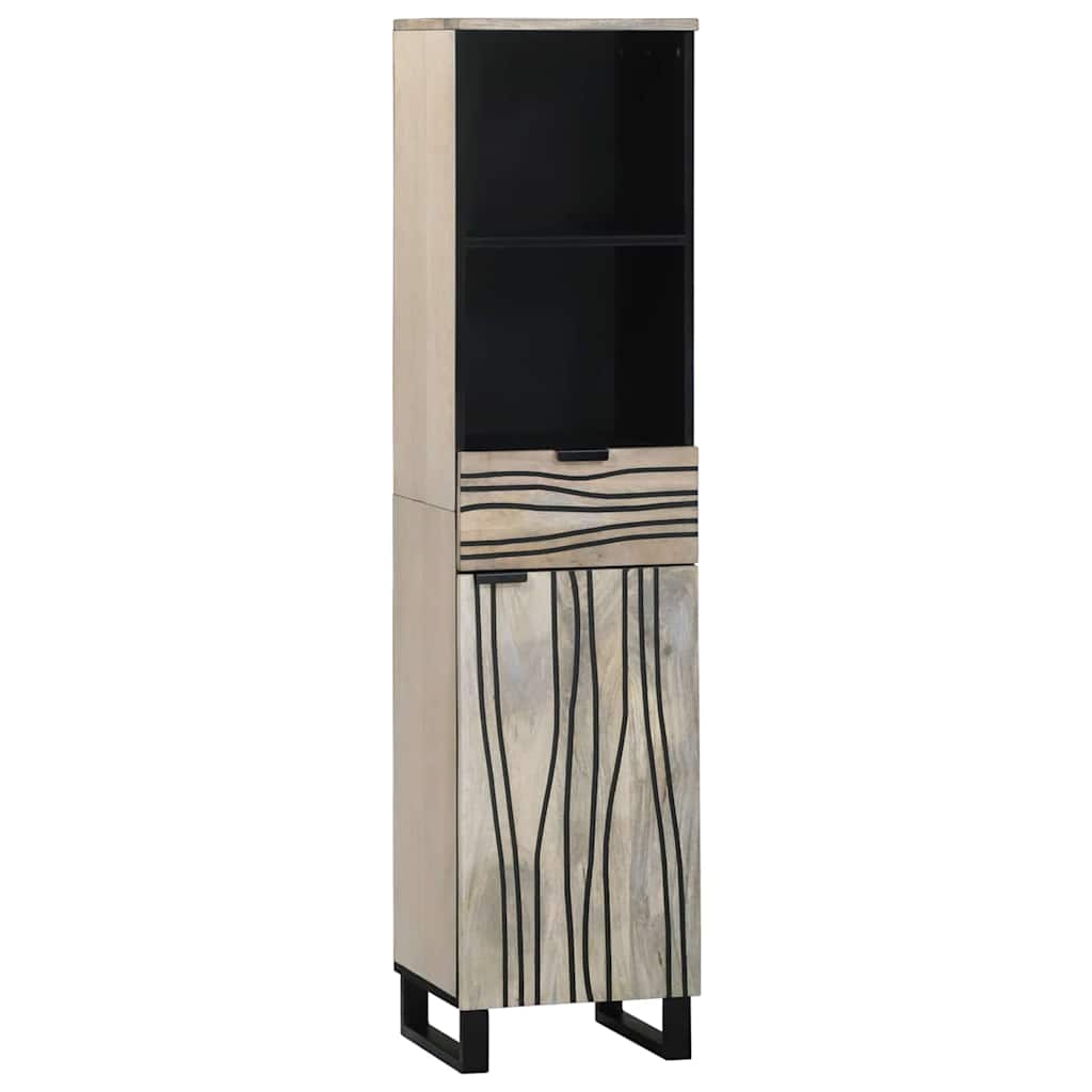 Bathroom Furniture Set with Drawer 3 pcs White 38 x 33 x 160 cm