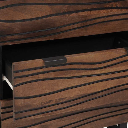 Bathroom Furniture Set with Drawer 3 pcs Brown 180 x 33 x 75 cm