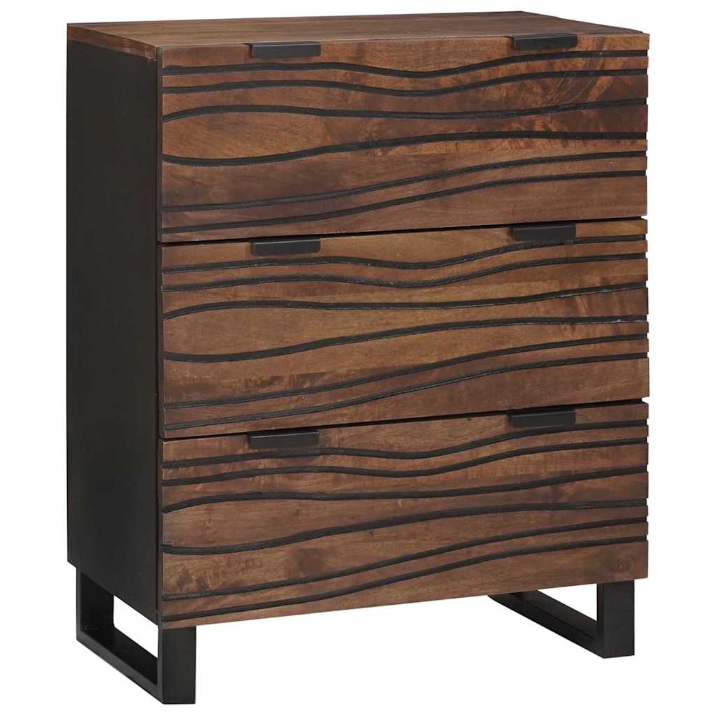 Bathroom Furniture Set with Drawer 3 pcs Brown 180 x 33 x 75 cm
