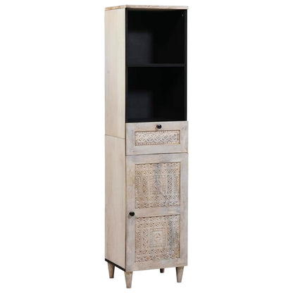 Bathroom Furniture Set with Drawer 3 pcs White 38 x 33 x 160 cm