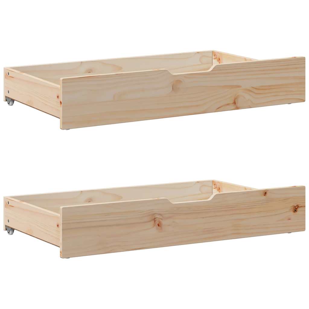 Bed Frame without Mattress 200x200 cm Solid Wood Pine
