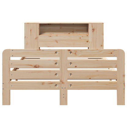 Bed Frame without Mattress 120x200 cm Solid Wood Pine