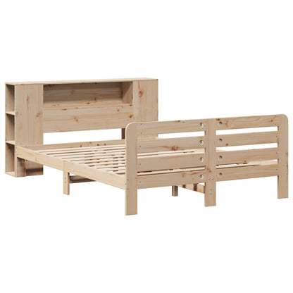 Bed Frame without Mattress 120x190 cm Small Double Solid Wood Pine