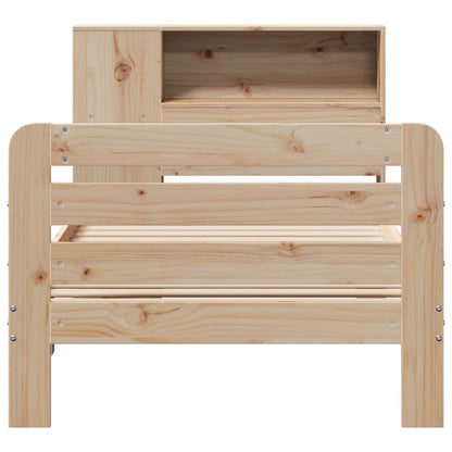 Bed Frame without Mattress 90x200 cm Solid Wood Pine