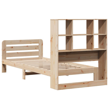 Bed Frame without Mattress 90x200 cm Solid Wood Pine