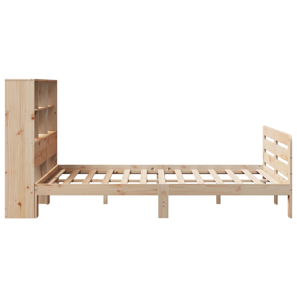 Bed Frame without Mattress 160x200 cm Solid Wood Pine