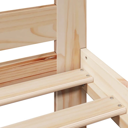 Bed Frame without Mattress 90x190 cm Single Solid Wood Pine