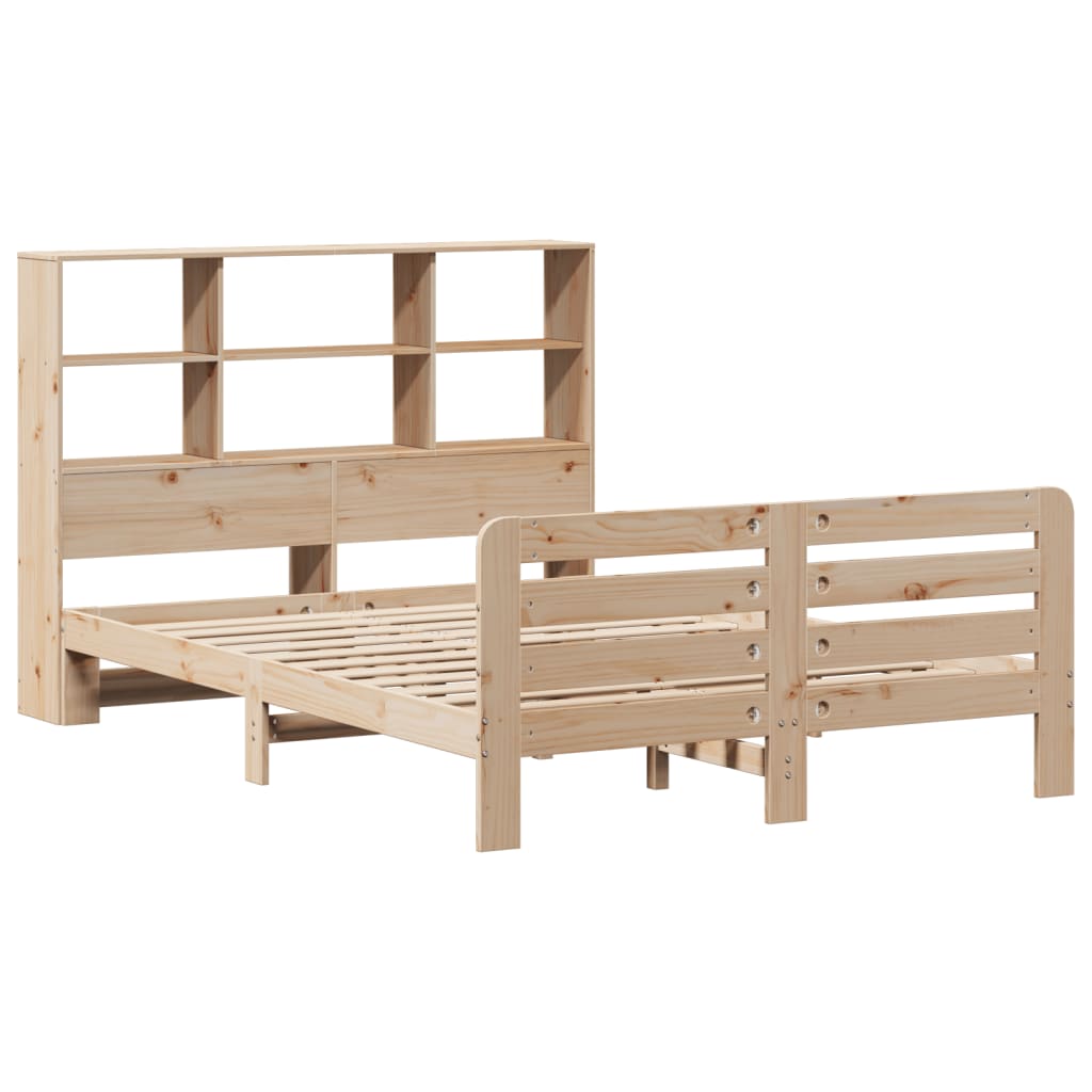 Bed Frame without Mattress 120x190 cm Small Double Solid Wood Pine