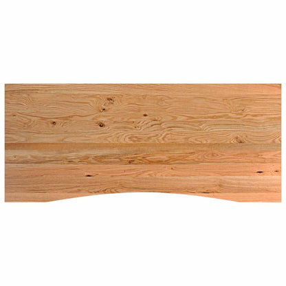 Workbench Light Brown 140x60x81.5 cm Solid Wood Oak
