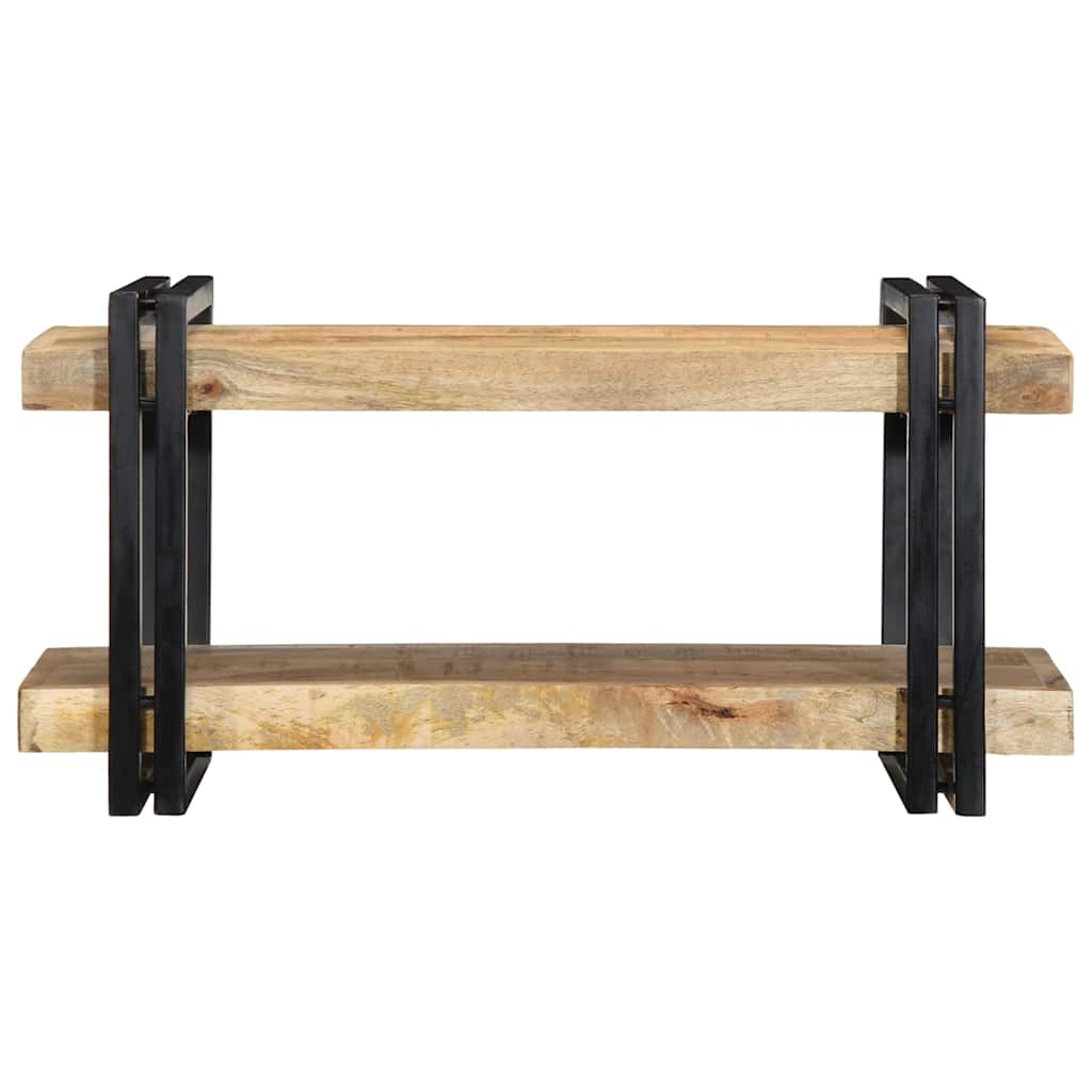 Wall Shelf 70x33x35 cm Solid Rough Wood Mango
