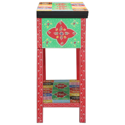 Console Table Multicolour 100 x 30 x 75 cm Solid Mango wood
