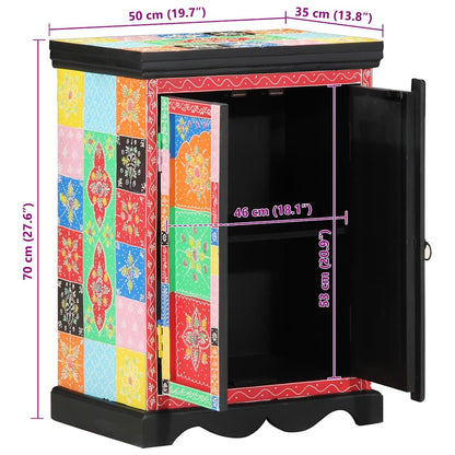 Console Table Multicolour 50 x 30 x 75 cm Solid Mango wood