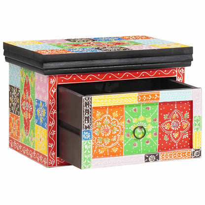 Bedside Cabinet Multicolour 40 x 30 x 28 cm Solid Mango wood